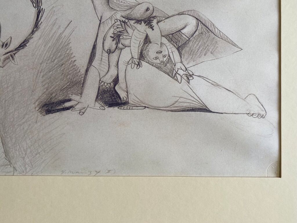 Guernica Study by Pablo Picasso, 1990 (view 3)