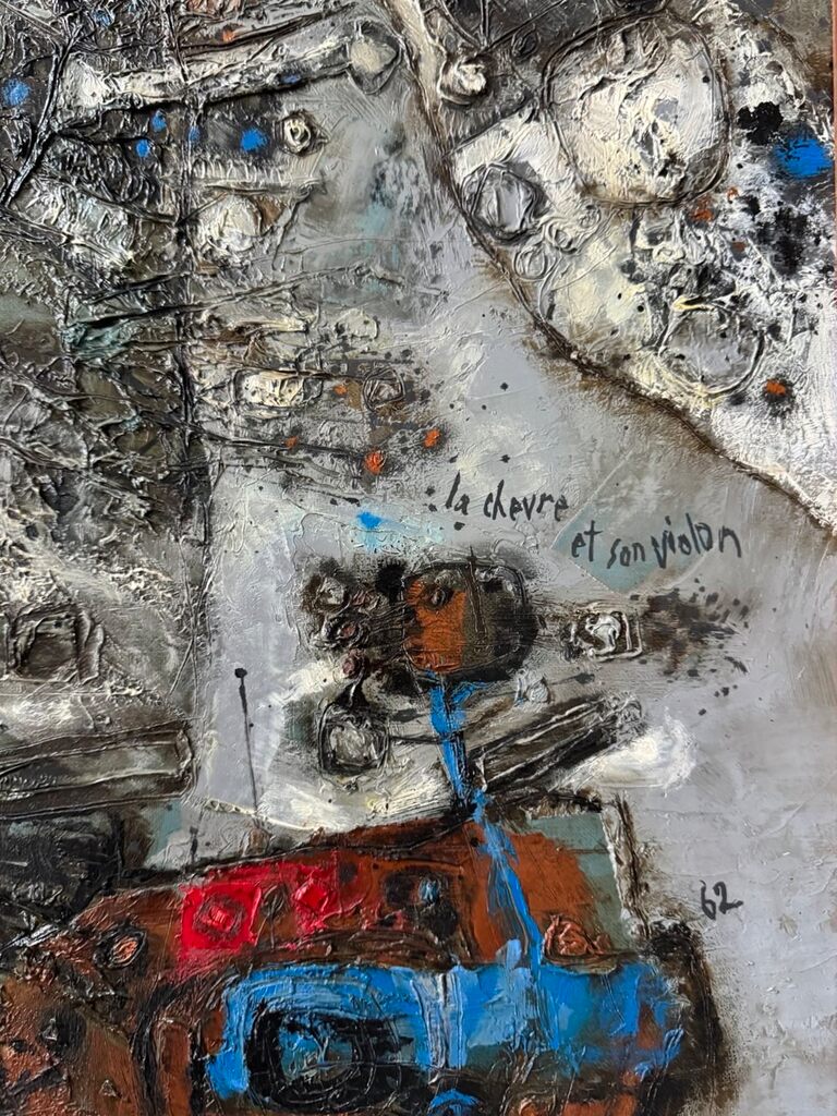 La chèvre et son violon by Theo Tobiasse, 1962 (view 6)