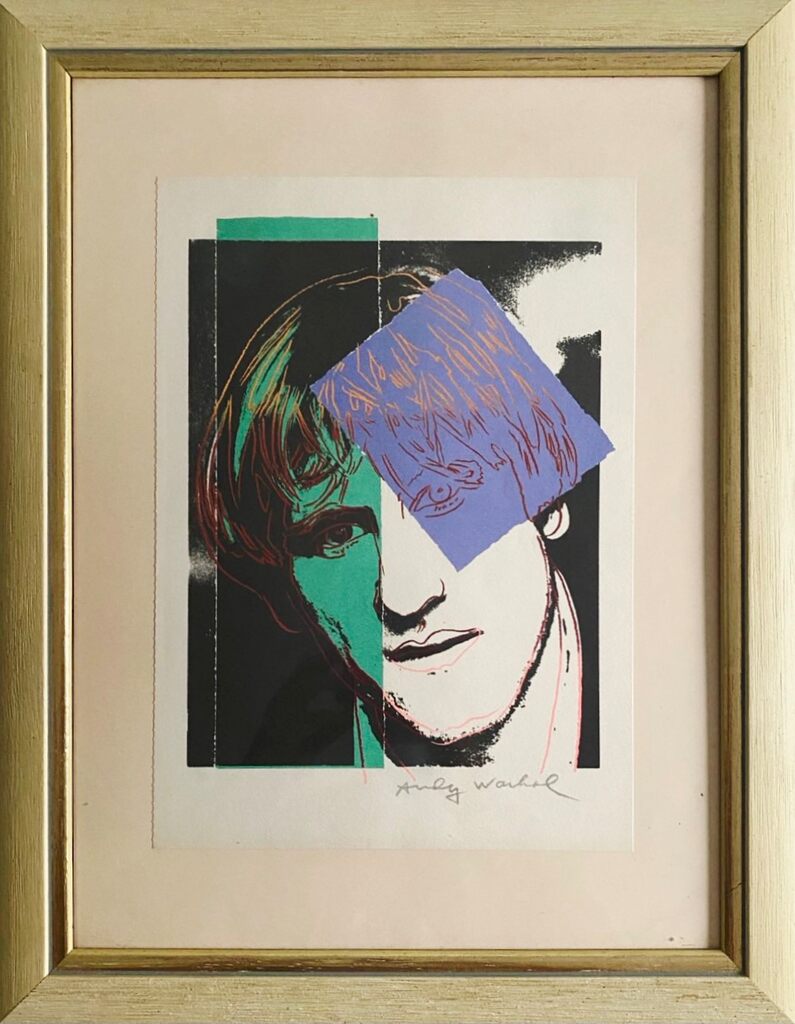 Gérard Depardieu by Andy Warhol, 1986