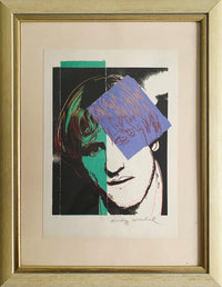Gérard Depardieu by Andy Warhol, 1986