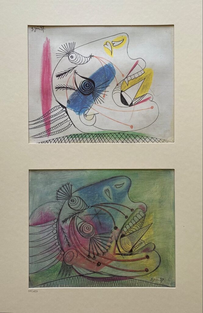 Guernica Study by Pablo Picasso, 1990