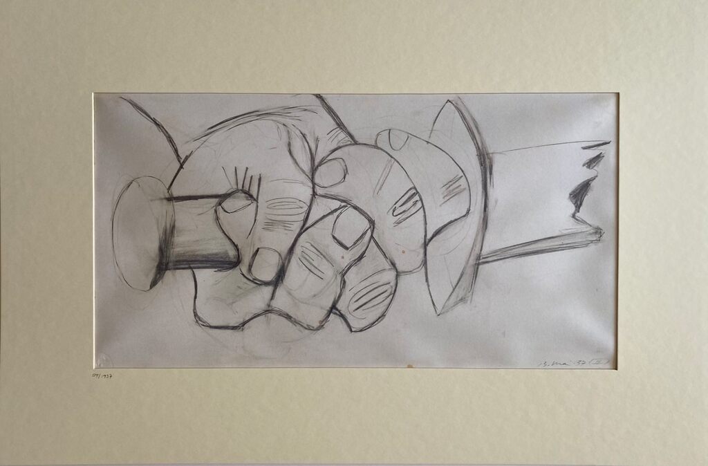 Guernica Study by Pablo Picasso, 1990