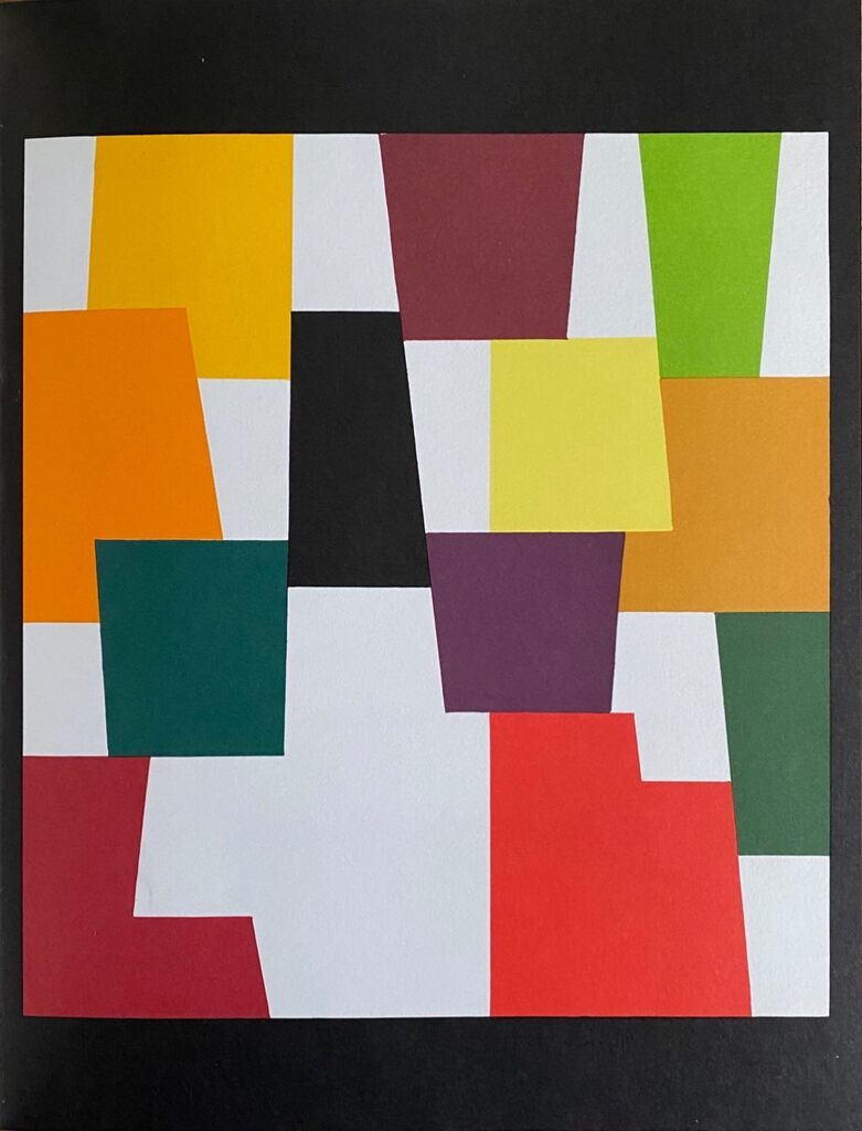 Composition abstraite d'Yaacov Agam, 1980