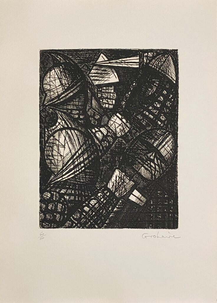 Macbeth: Le combat by Marcel Gromaire, 1958