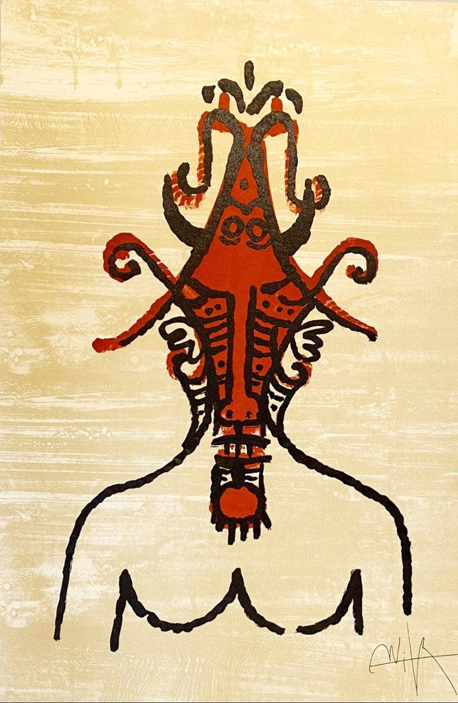 El último viaje del buque fantasma de Wifredo Lam, 1976