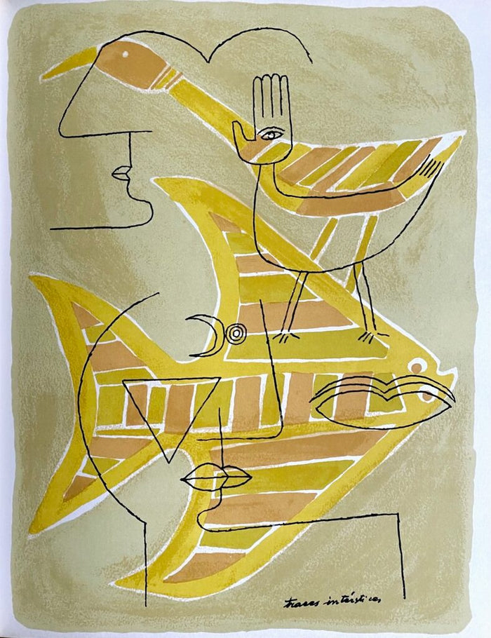 Traces interstices by Victor Brauner, 1963