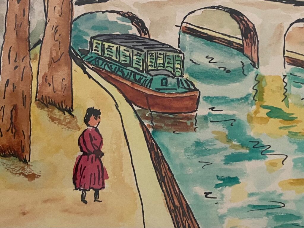 Bord de Seine, Paris by Élisée Maclet, c. 1950 (view 4)