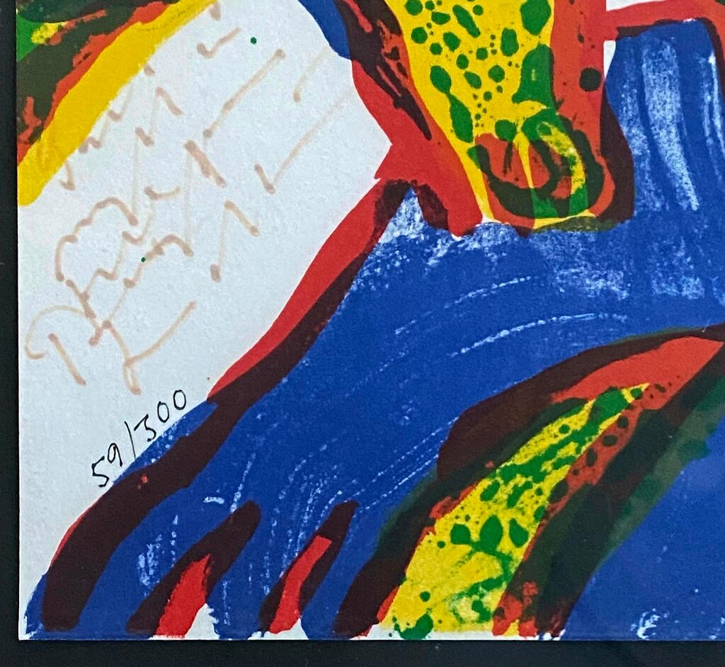 Carte de vœux by Bengt Lindström, c. 1980 (view 3)