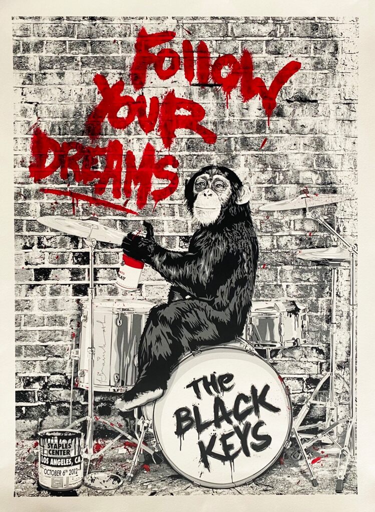 Follow Your Dreams by Mr. Brainwash, 2012