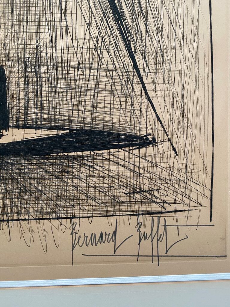 Bouquet de Lys de Bernard Buffet, 1963 (vue 3)