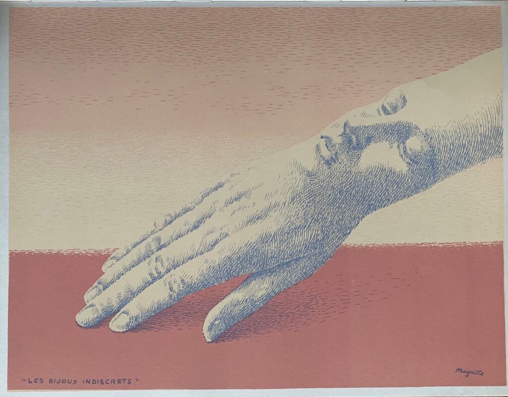 Les bijoux indiscrets de René Magritte, 1963