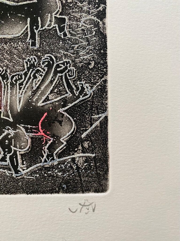 Ubu roi VI de Roberto Matta, 1982 (vue 2)