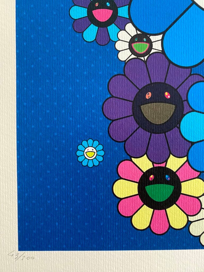 Blue Velvet and Rose Velvet de Takashi Murakami, 2020 (vue 2)