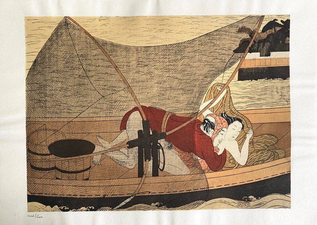Japanese Shunga de Suzuki Harunobu, 1961