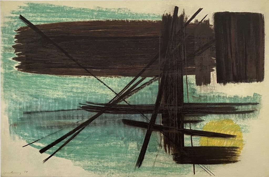 Pastel P.1950-3 by Hans Hartung, 1961