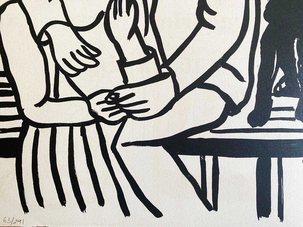 Les amoureux by Fernand Léger, 1960 (view 2)