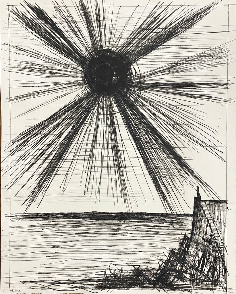 Le Soleil by Bernard Buffet, 1958