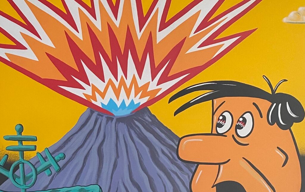 Flintstones by Kenny Scharf, 1998 (view 2)