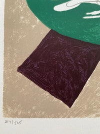 Oiseau sur fond X, Hommage à San Lazzaro by Georges Braque, 1975 (view 2)