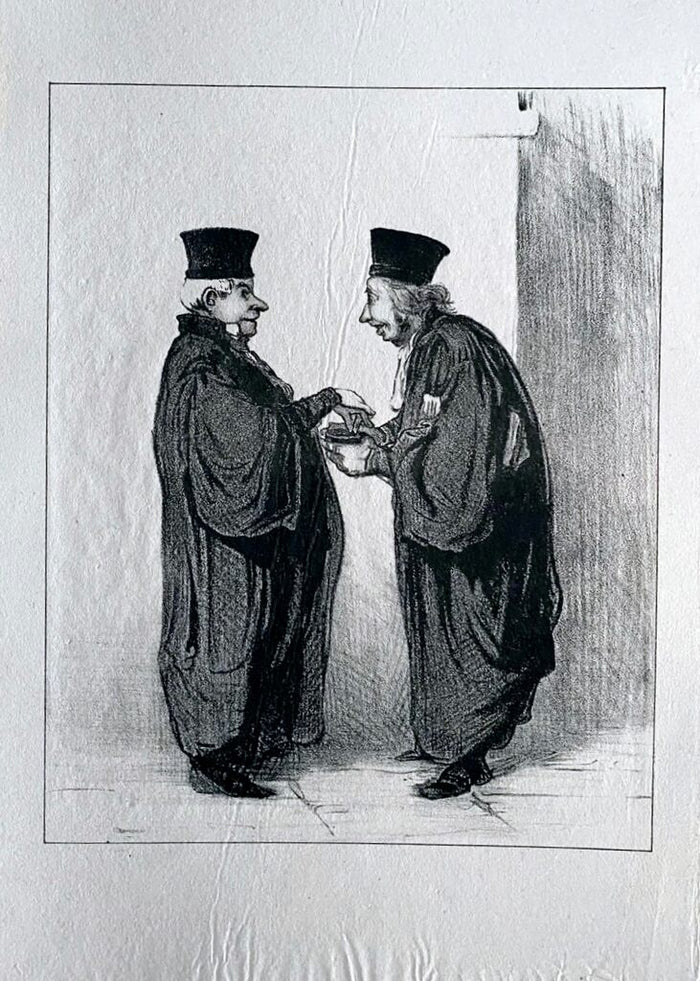 Court Scene de Honoré Daumier, 1918