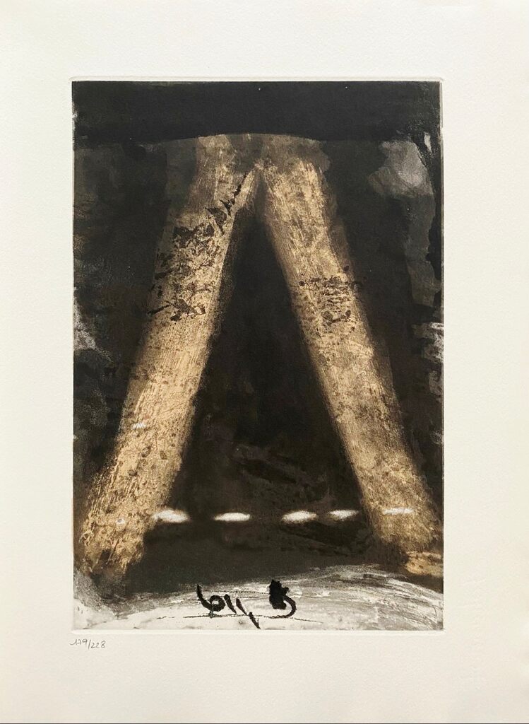 Hommage à Joan Brossa d'Antoni Tàpies, 1970