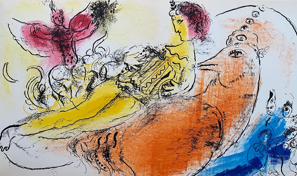 L'accordéoniste de Marc Chagall, 1957