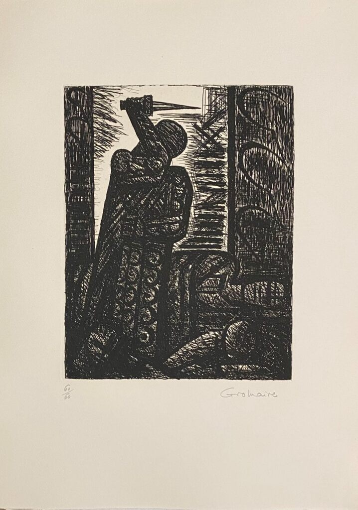 Macbeth: Le meurtre de Duncan by Marcel Gromaire, 1958