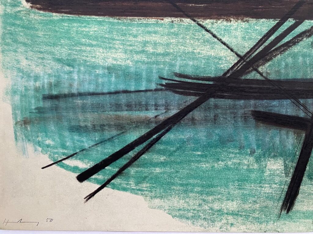 Pastel P.1950-3 by Hans Hartung, 1961 (view 2)