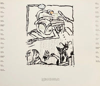 February de Pierre Alechinsky, 1983