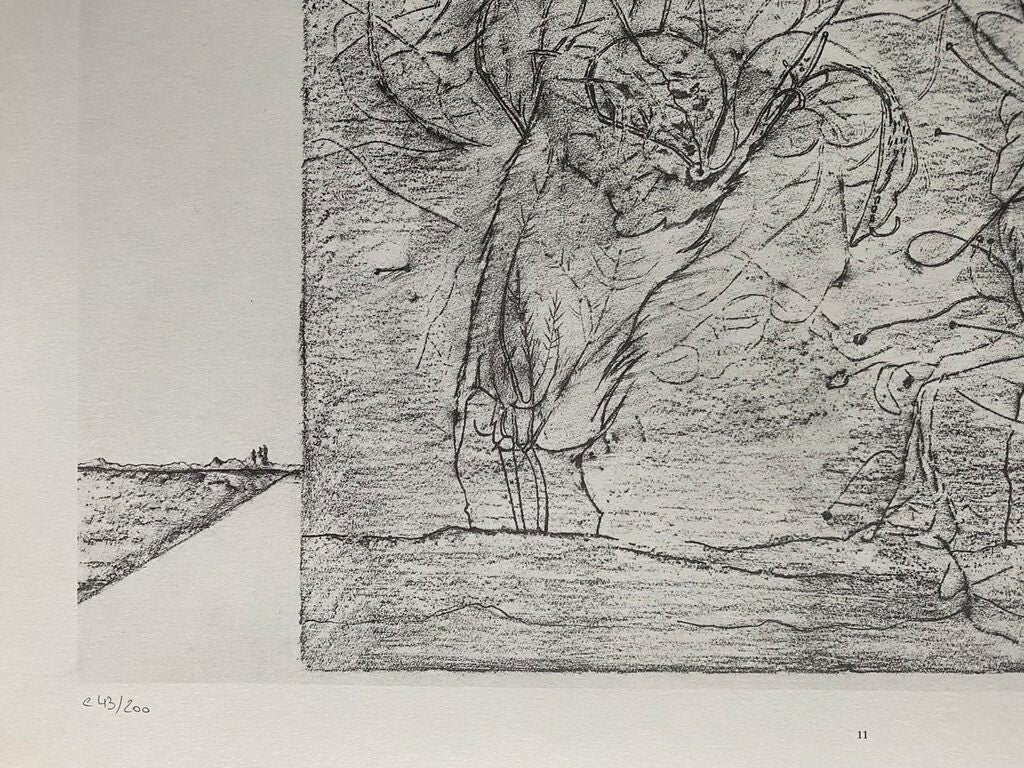 Whip Lashes or Lava Threads (Coups de fouet ou ficelles de lave) de Max Ernst, 1972 (vue 2)