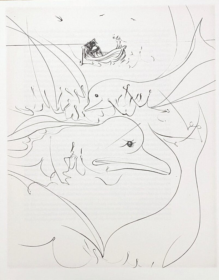 Dolphins de Salvador Dalí, 1974