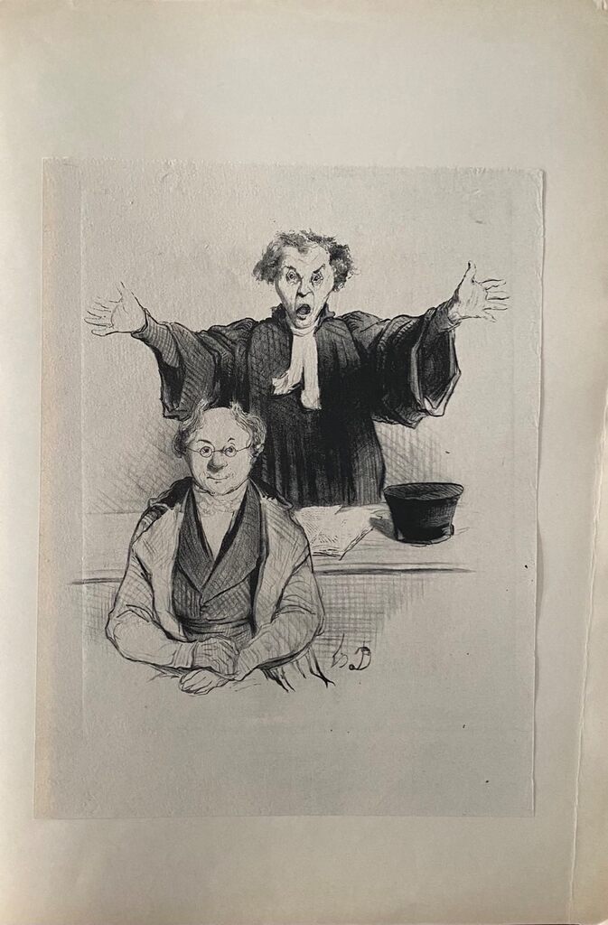 Court Scene by Honoré Daumier, 1918 (view 2)
