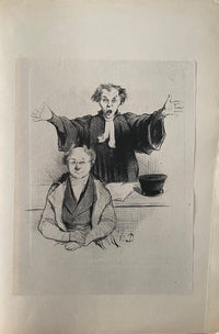 Court Scene by Honoré Daumier, 1918 (view 2)
