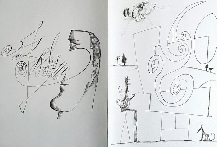 Artist's portrait by Saul Steinberg, 1966