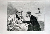 Court Scene by Honoré Daumier, 1918