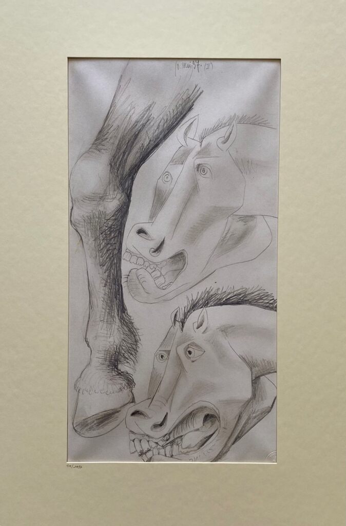 Guernica Study by Pablo Picasso, 1990