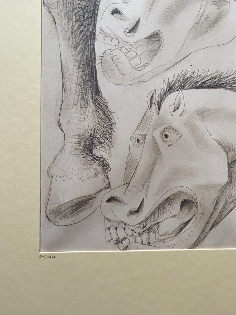 Guernica Study by Pablo Picasso, 1990 (view 2)