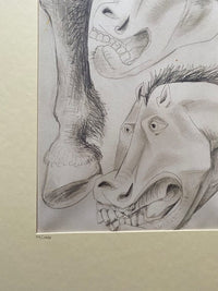 Guernica Study by Pablo Picasso, 1990 (view 2)