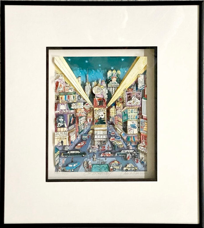 On Broadway de Charles Fazzino, 1991