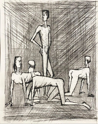 Avec les hommes de la Lune de Bernard Buffet, 1958