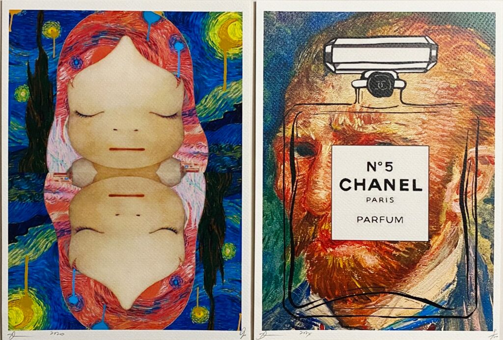 Nara Girl & Van Gogh by Death NYC, 2024
