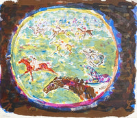 Course de chevaux by Constantin Andreevitch Terechkovitch, 1962