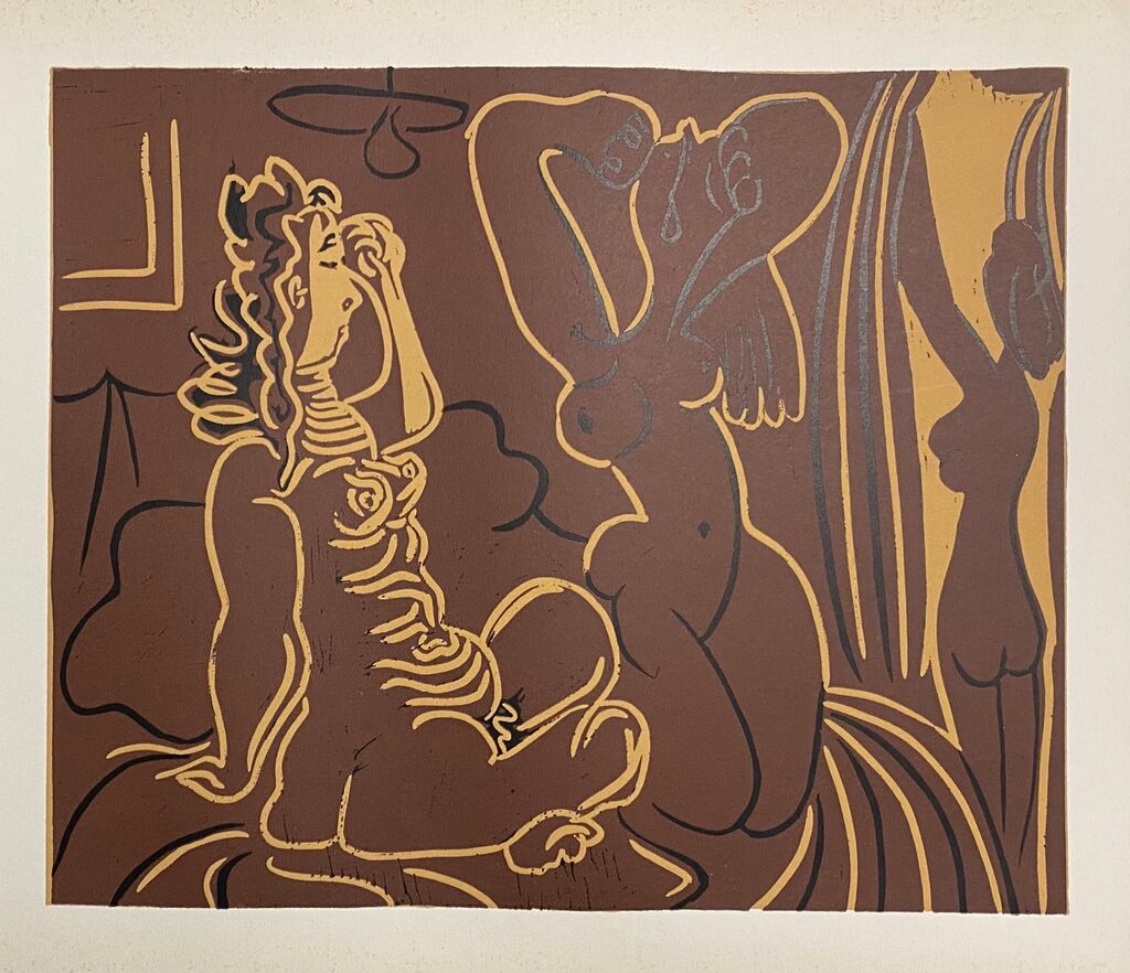 Trois femmes au réveil by Pablo Picasso, 1963