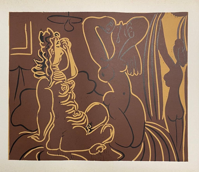 Trois femmes au réveil by Pablo Picasso, 1963