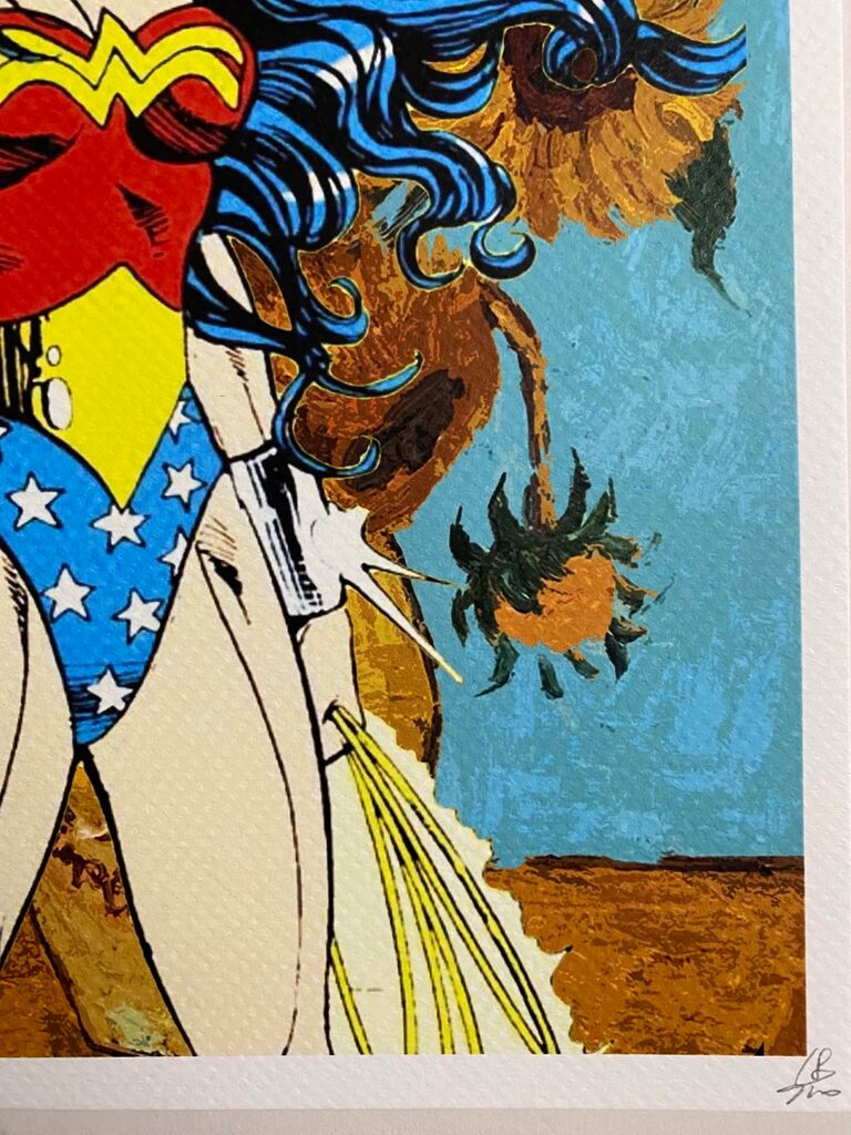 Wonder Woman Sunflower by Death NYC, 2024 (view 2)