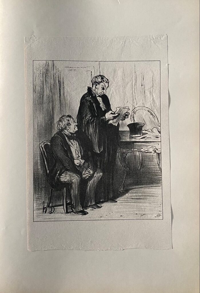 Court Scene by Honoré Daumier, 1918 (view 3)