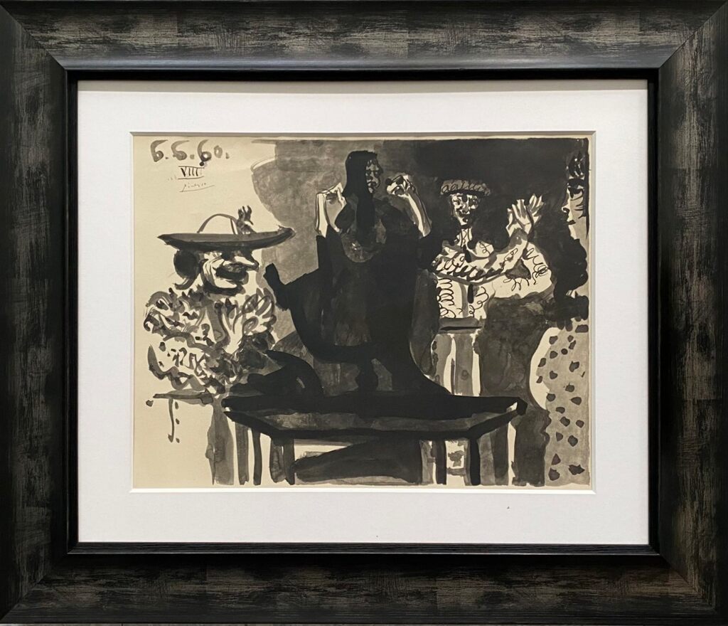 La danseuse sur la table by Pablo Picasso, 1960